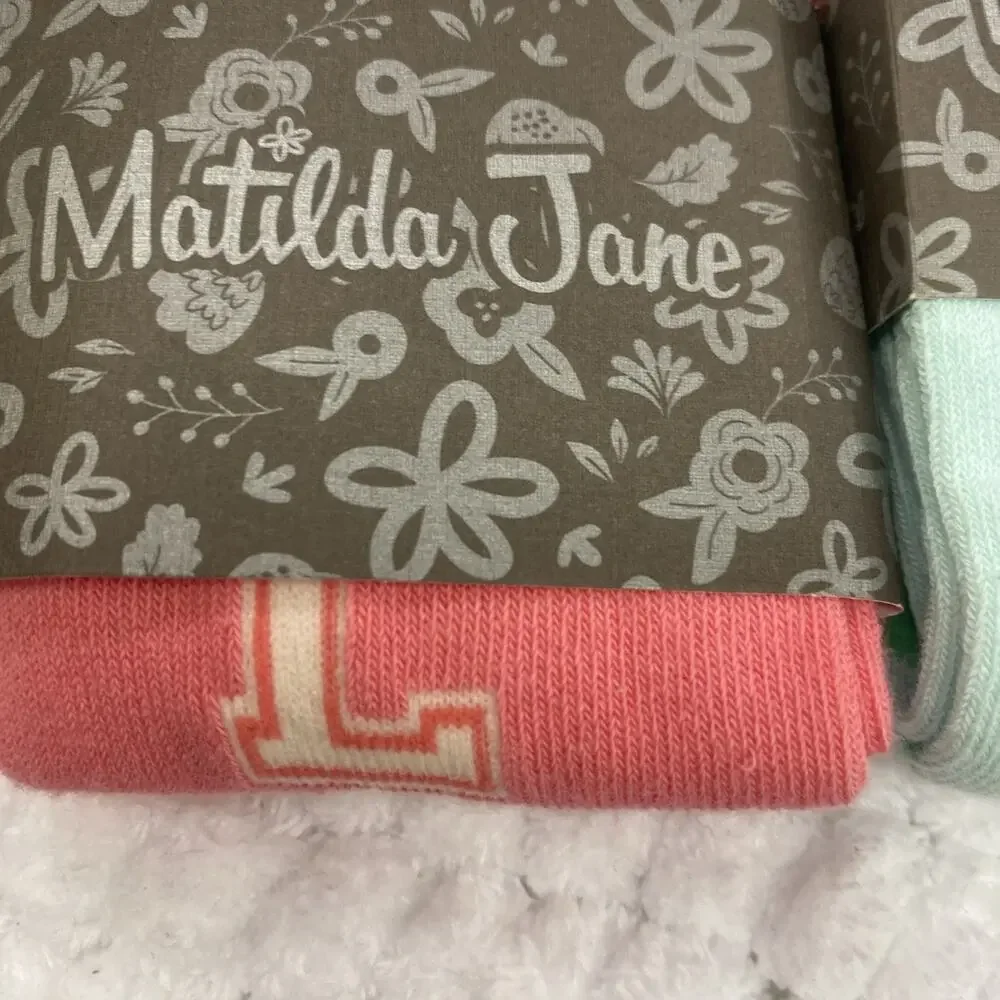 Matilda Jane Knee Socks NWT 3 Pairs Of Size M